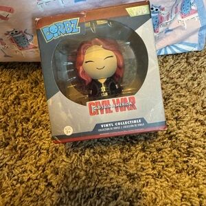 Captain America Vinyl Collectible - Red and Black